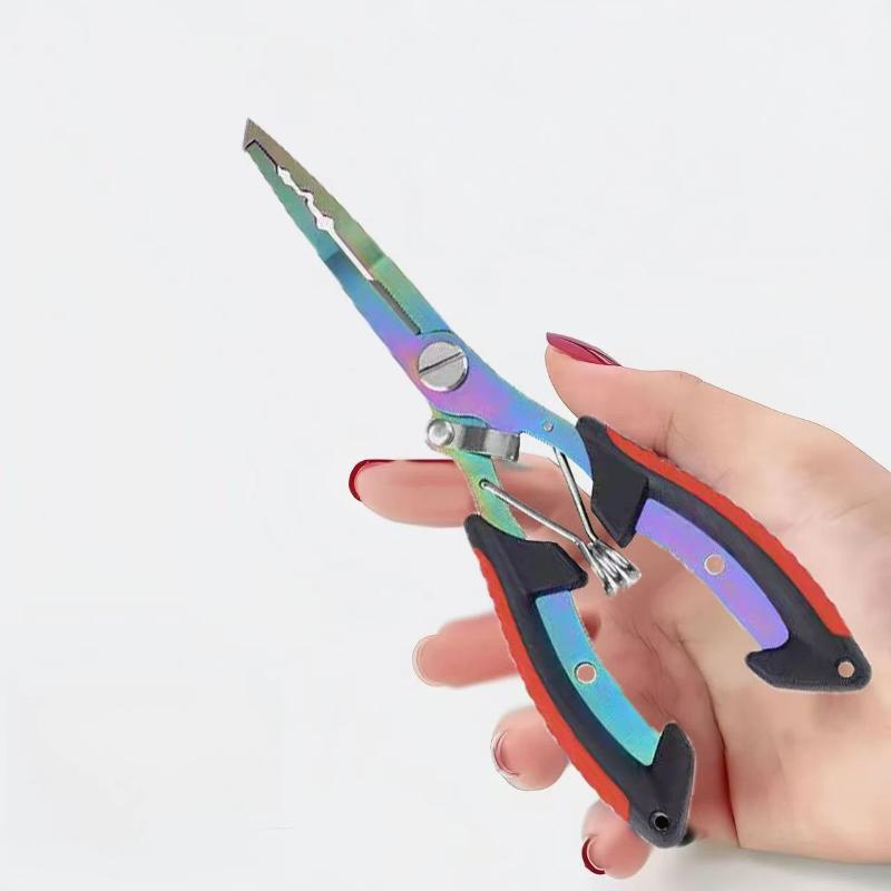 1個入り 多機能釣り用プライヤー、ステンレス製、チタンカラー - Fishing Equipment Cheap のレビューと価格