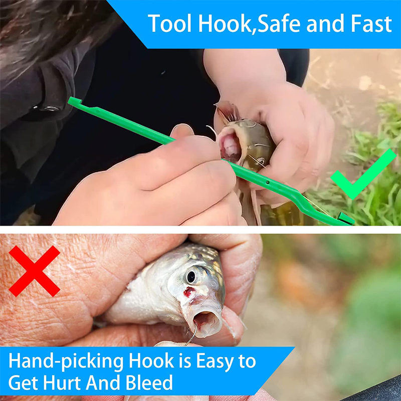 簡単な釣り針リムーバーツール釣りディゴルジャープラスチックポ - Fishing Equipment Carp のレビューと価格